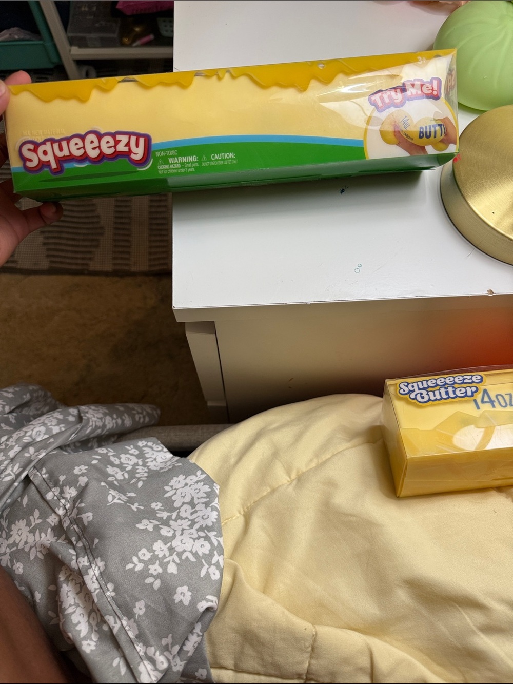 Squeezy Yellow Storage Butter Box - Brand